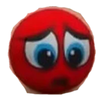 Distressed Red Ball