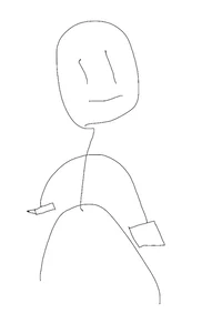 Drawing stick man