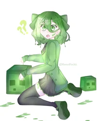 slime girl minecraft