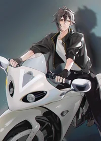 Zhongli motorcyclist