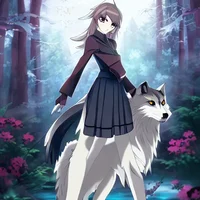 Wolf girlfriend
