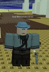 Teal mercenary