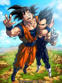 Goku and Vegeta