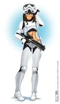 Fem storm trooper 