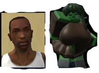 Carl Johnson and Fem