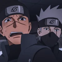 Iruka and Kakashi