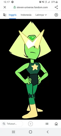 Eyeless peridot
