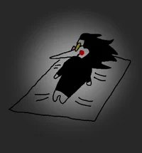 Spamton in glue trap