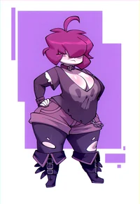 Goth shortstack girl
