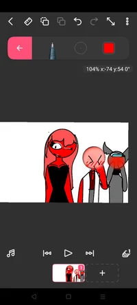 mark and red