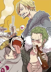 Zoro Sanji Luffy 