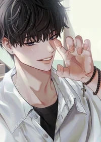 Shy boy