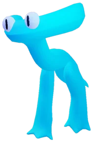 Cyan rainbow friend