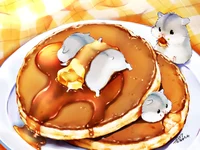 Mouse in Pancakes