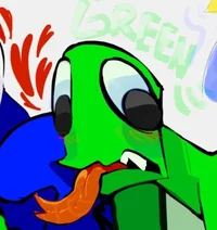 Green Rainbow friend