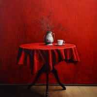 Red table