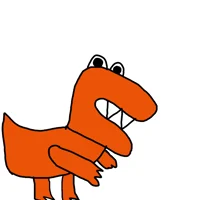 Orange rainbow frien