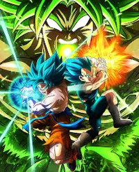 goku vegeta vs broly