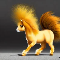 Fluffy pony