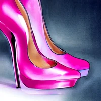 Pink heels
