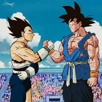 Goku and Vegeta