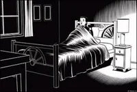 The girl under t bed