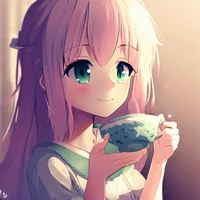 Tea anime girl