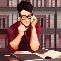 Bookworm guy