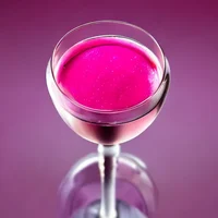 An pink drink
