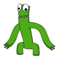 Green rainbow friend