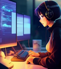Hacker girl