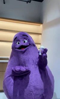 Evil grimace