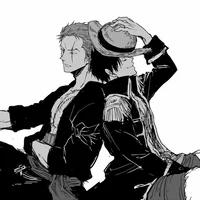 Zoro and Luffy