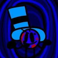 Blue top hat