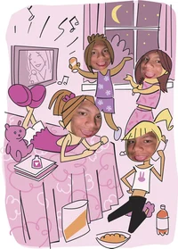 Mason girls sleepove