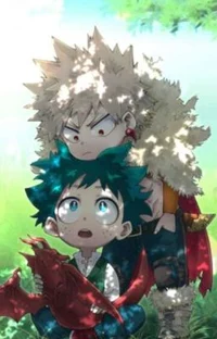 Bakudeku but kids 