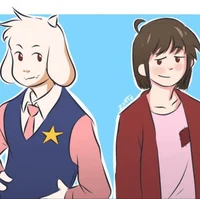 Asriel and Chara