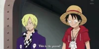 Luffy and Sanji 