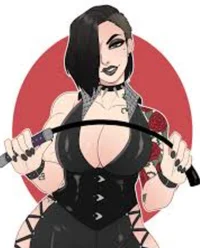 Goth muscle mommy