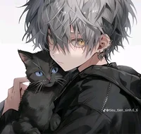 Boy With A Cat