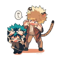 Katsuki and Izuku