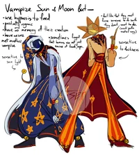Vampire sun and moon