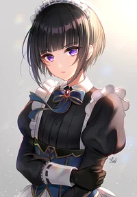 Cute anime maid