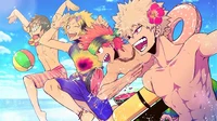 mha boys beach