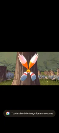 Tails stuck in atree