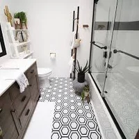 Crying in a bathroom