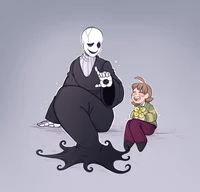 Chara and Gaster