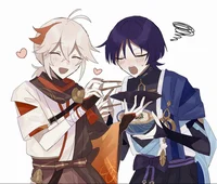 Kazuha e scaramouche