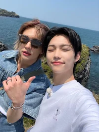 Hyunjin and Felix 
