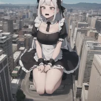 Giantess maid